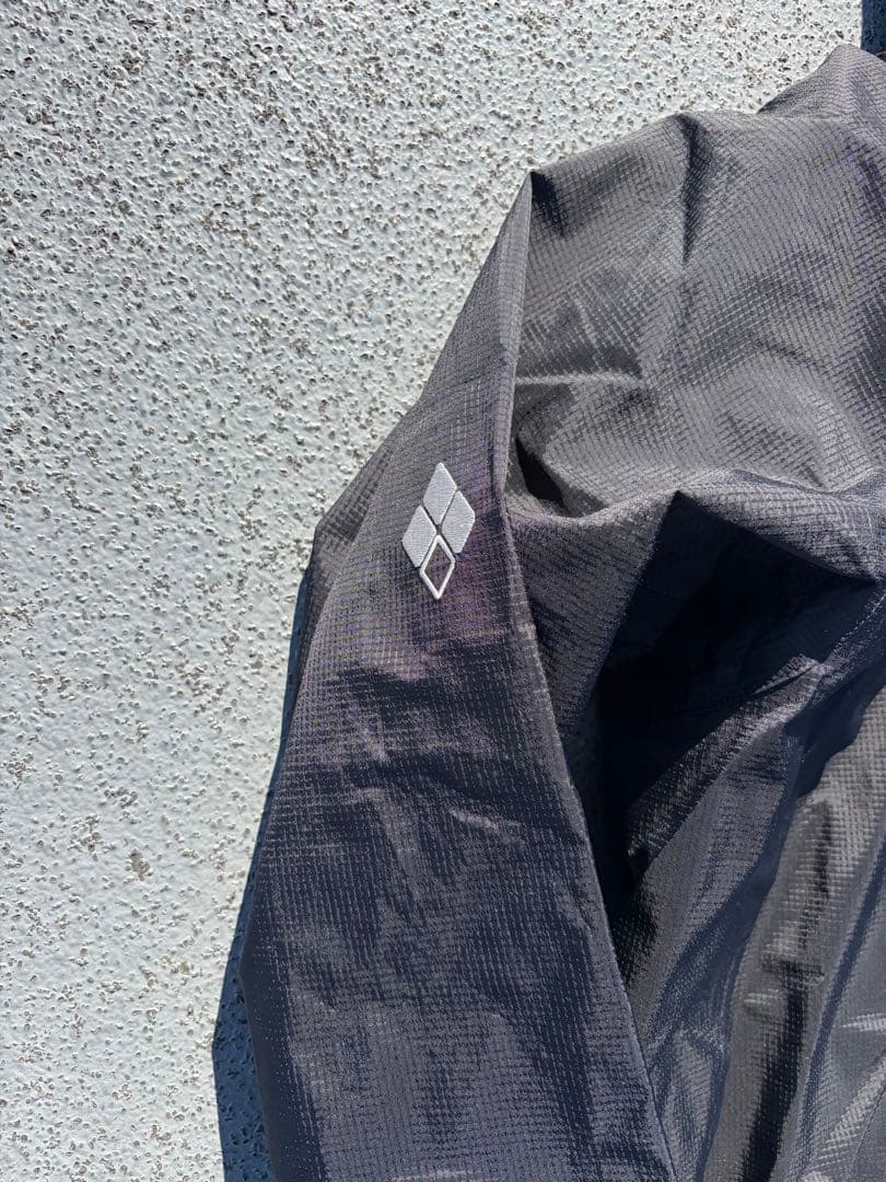 montbell tech shell jacket y2k ドローコード 刺繍
