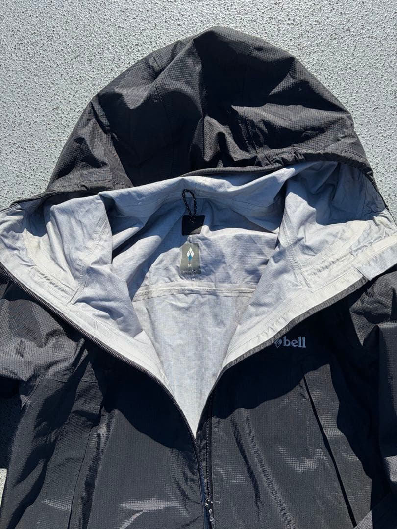 montbell tech shell jacket y2k ドローコード 刺繍