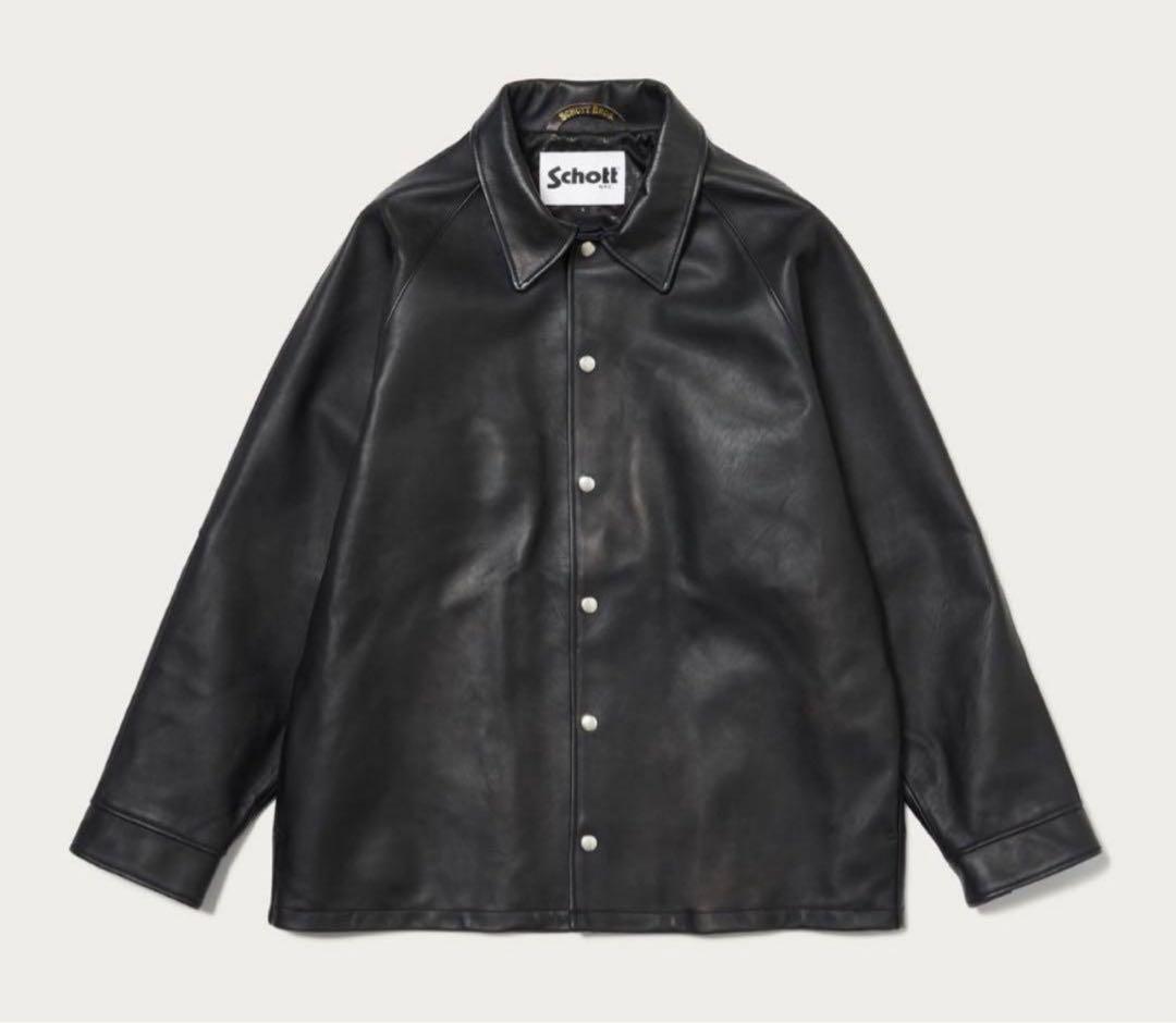 名作　Schott beauty&youth 別注レザー コーチ