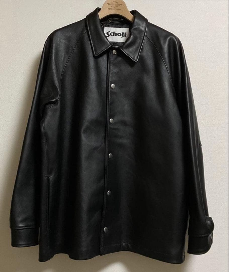 名作　Schott beauty&youth 別注レザー コーチ