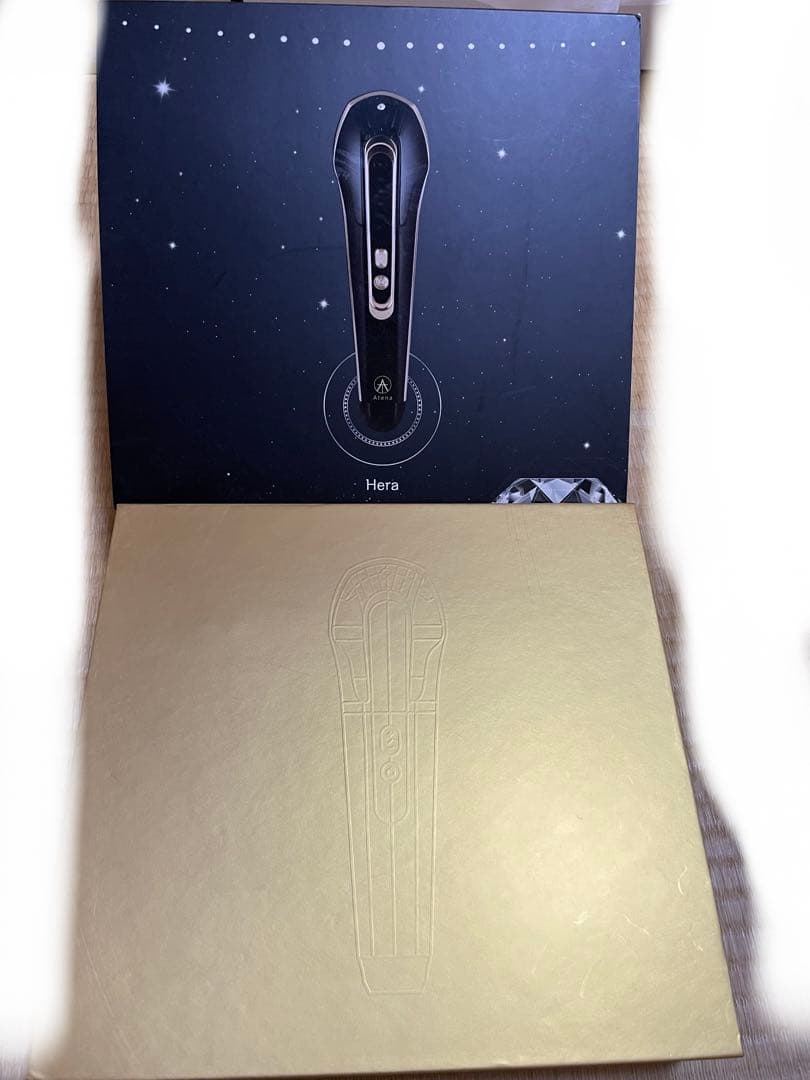 美顔器 Hera Atenaリフトアップ イオン導入 毛穴ケア保湿 EMS 黒