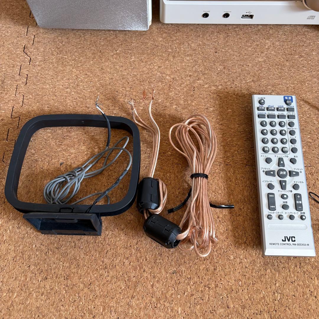 【美品】JVC コンポ CA-EXS3-C ベージュ 2014年製