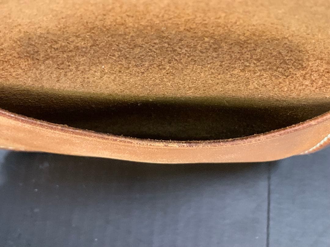 ゴローズ　角形小銭入れ　茶　オールド