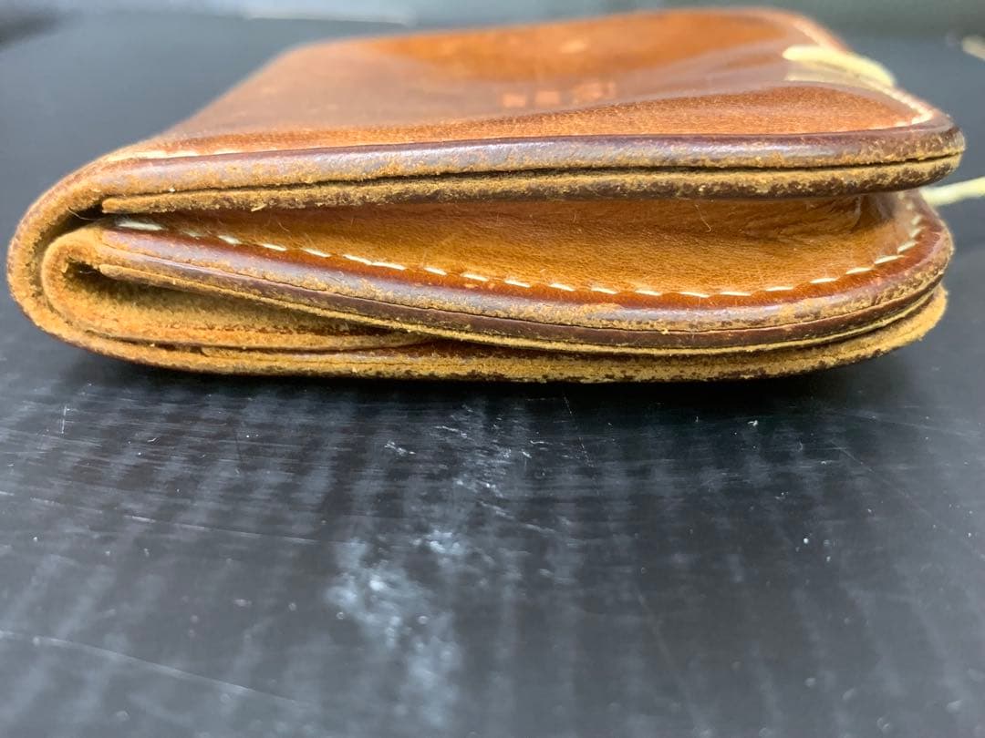 ゴローズ　角形小銭入れ　茶　オールド