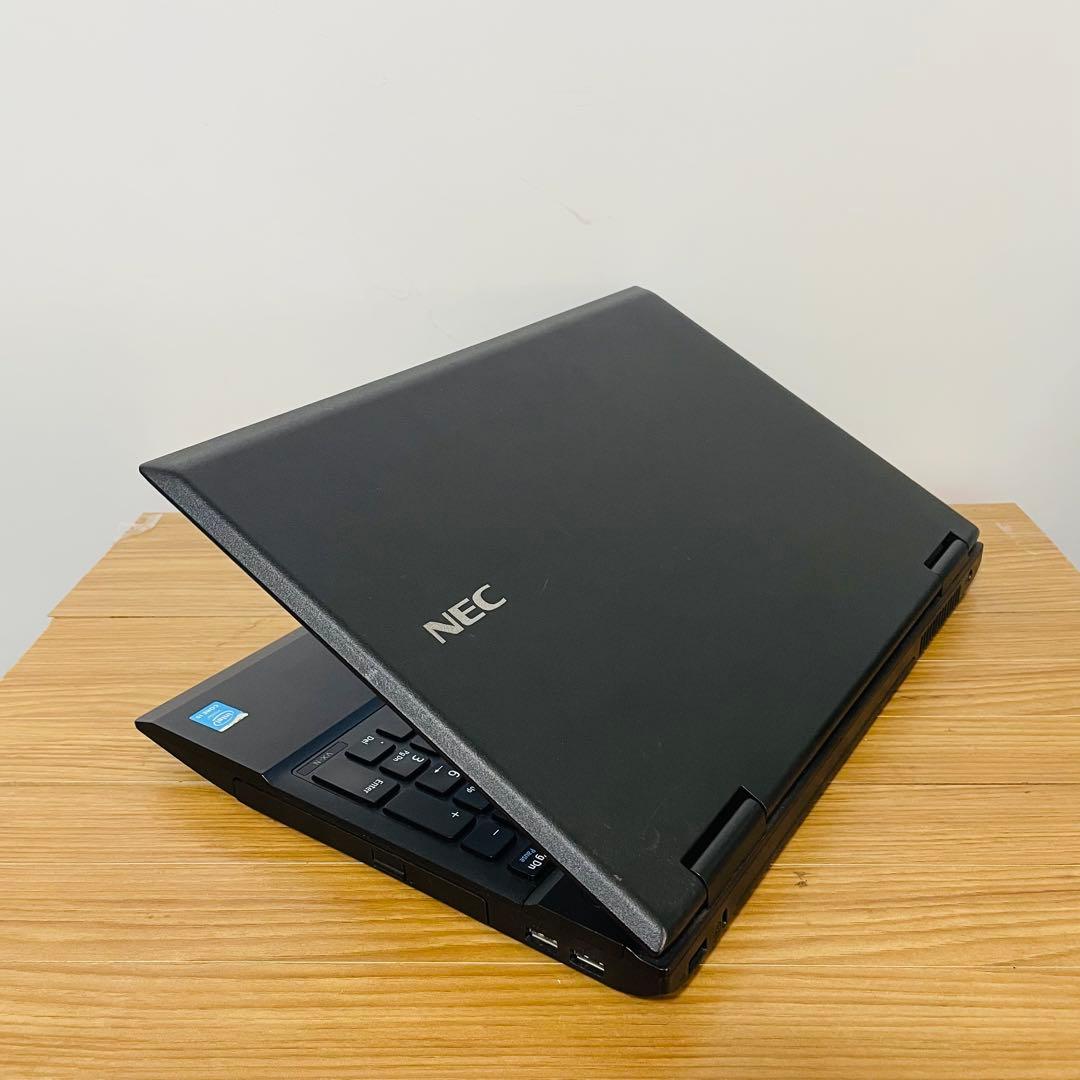 さくさくNEC i5ブラックノートパソコン SSDオフィスDVD