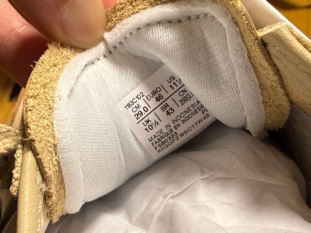 新品29.0cm【オニツカタイガー】MEXICO 66 ベージュ/グラスグリーン