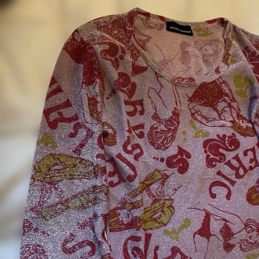 ヒステリックグラマー ガール ラメ レーヨン ニット 80s 90s〜