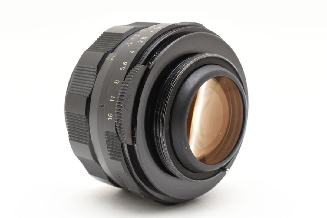 Super Takumar 50mm F1.4 黄変なし フード付 Y100