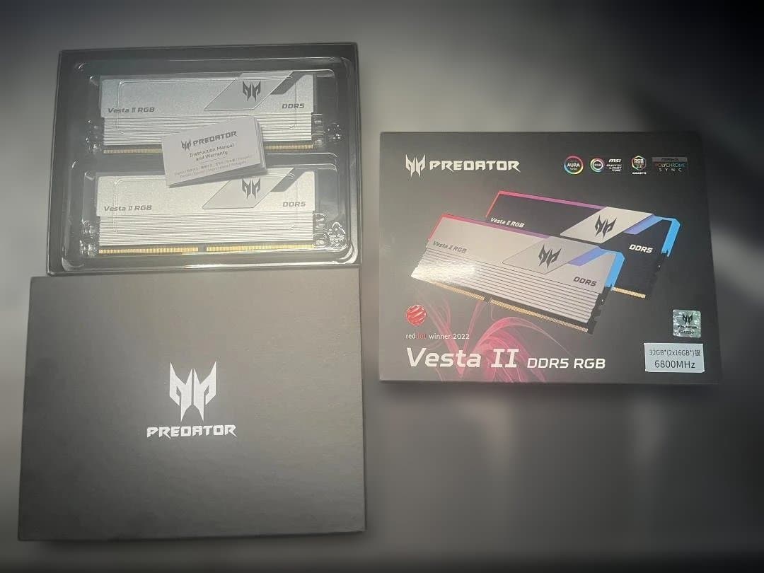 Acer Predator Vesta Ⅱ DDR5 6800MHz