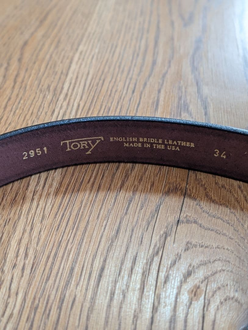 TORY LEATHER レザー ベルト 34