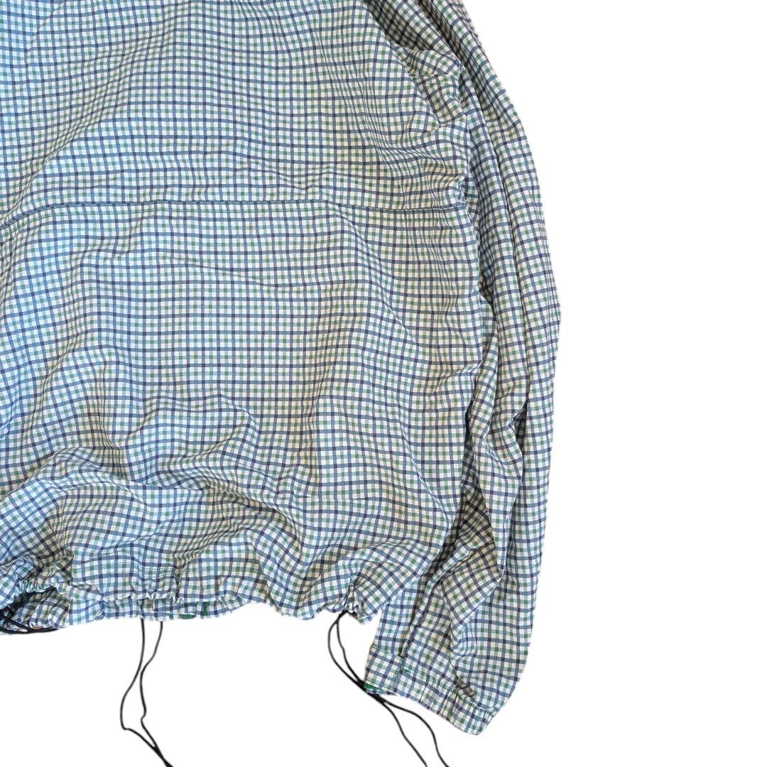 Columbia ナイロンパーカー マウンテンパーカー チェック ドローコード