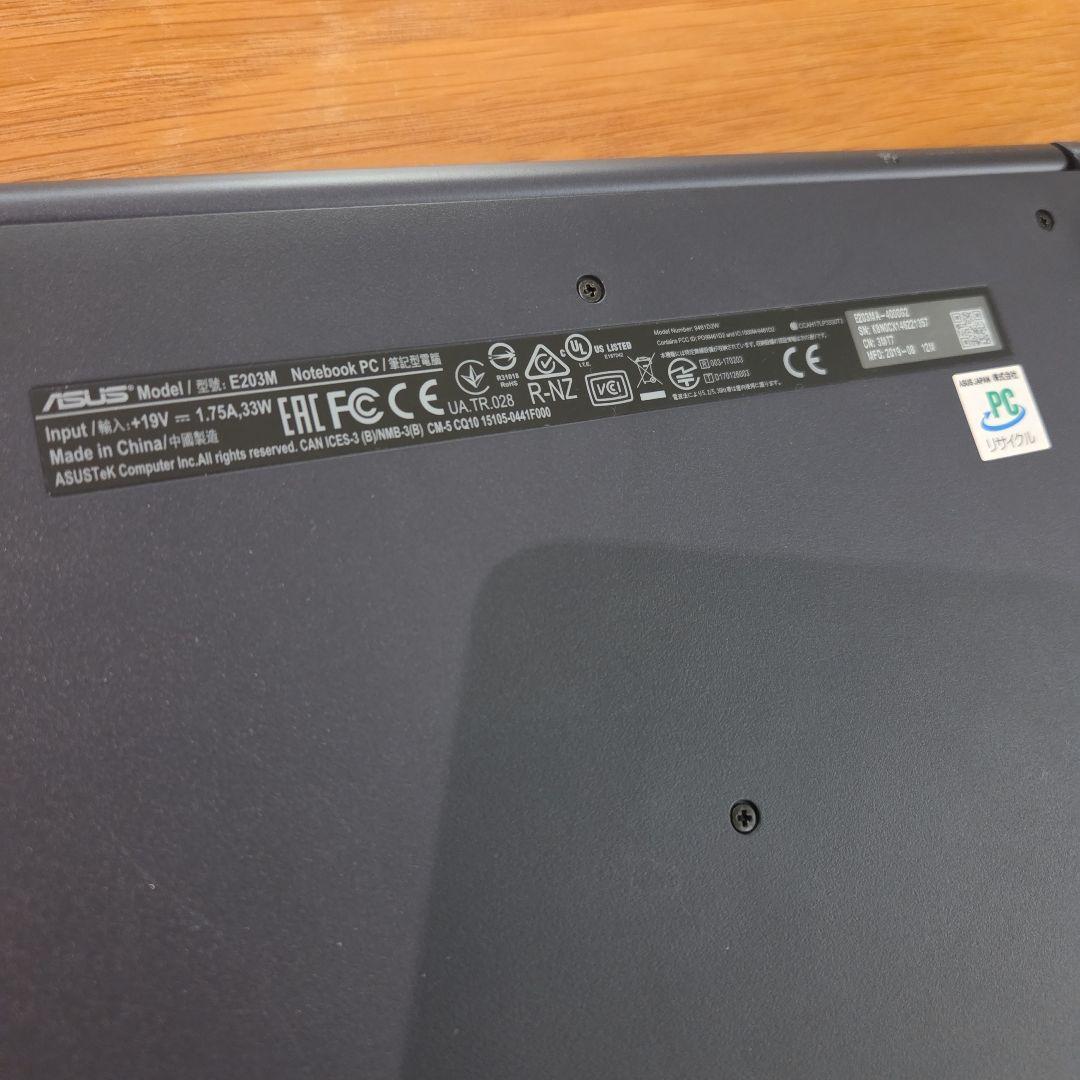 ASUS ノートパソコン11.６インチ