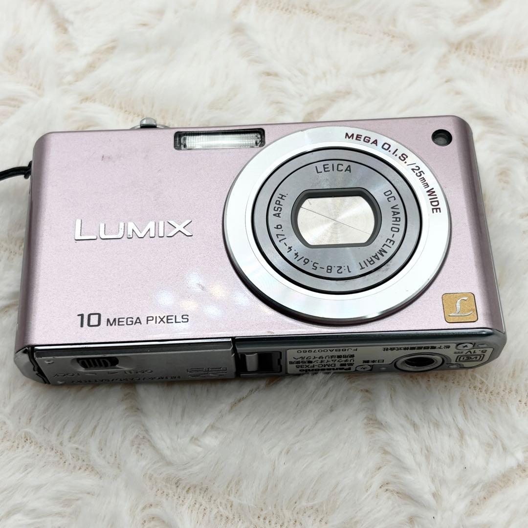 動作良好 Panasonic LUMIX DMC-FX35 ピンク