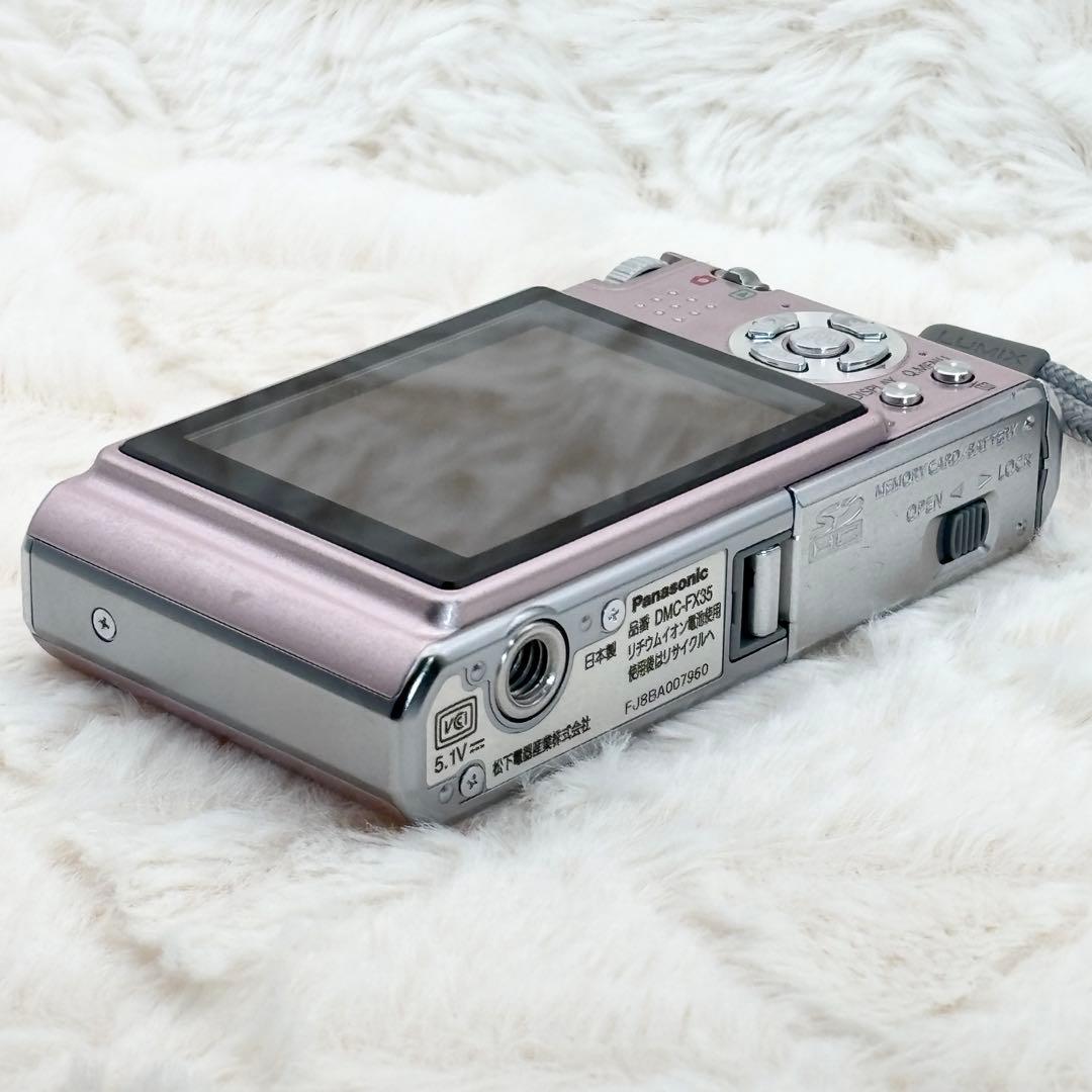 動作良好 Panasonic LUMIX DMC-FX35 ピンク