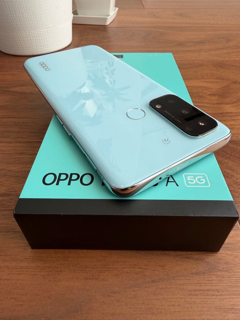 【美品】OPPO Reno5 A 128GB アイスブルー SIMフリー