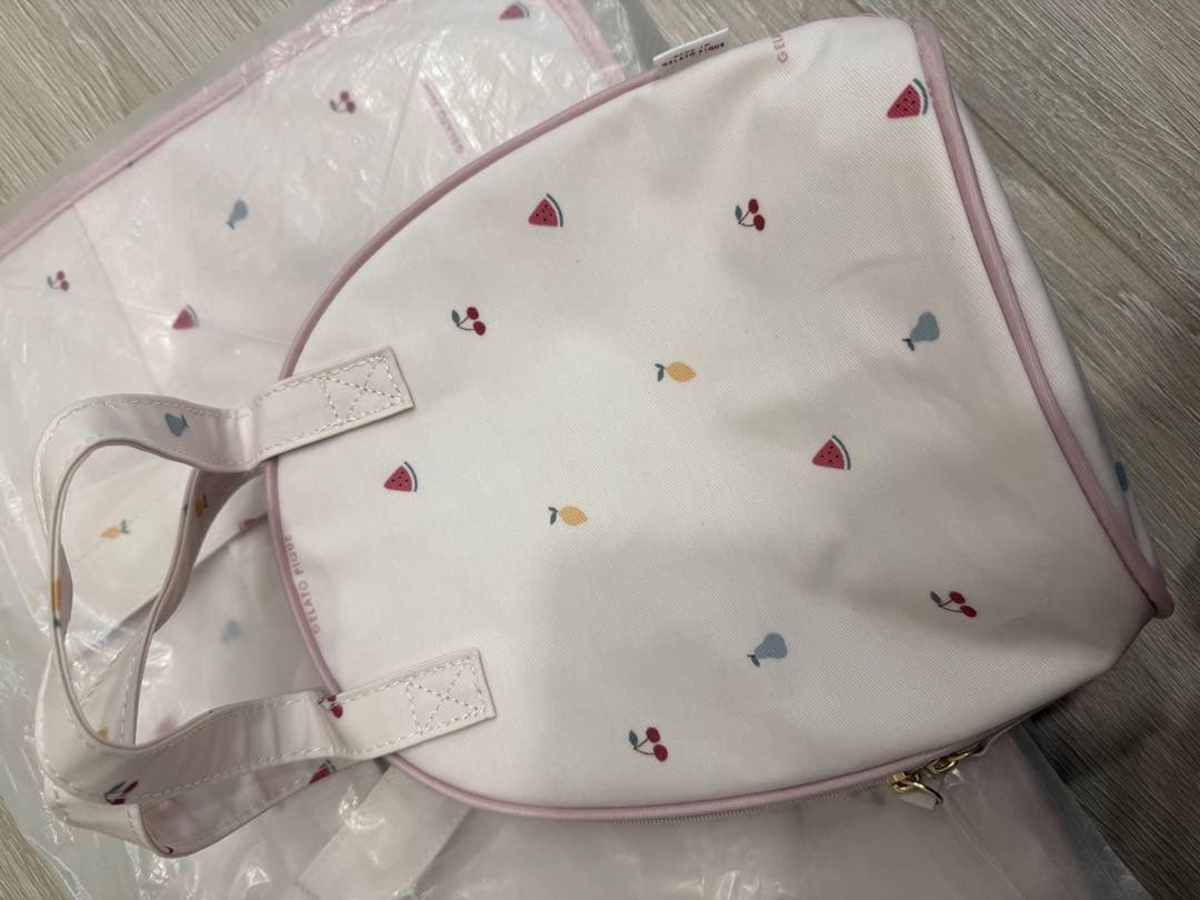 ジェラピケ ジェラートピケ マザーズバッグ ちびフルーツ おむつシート