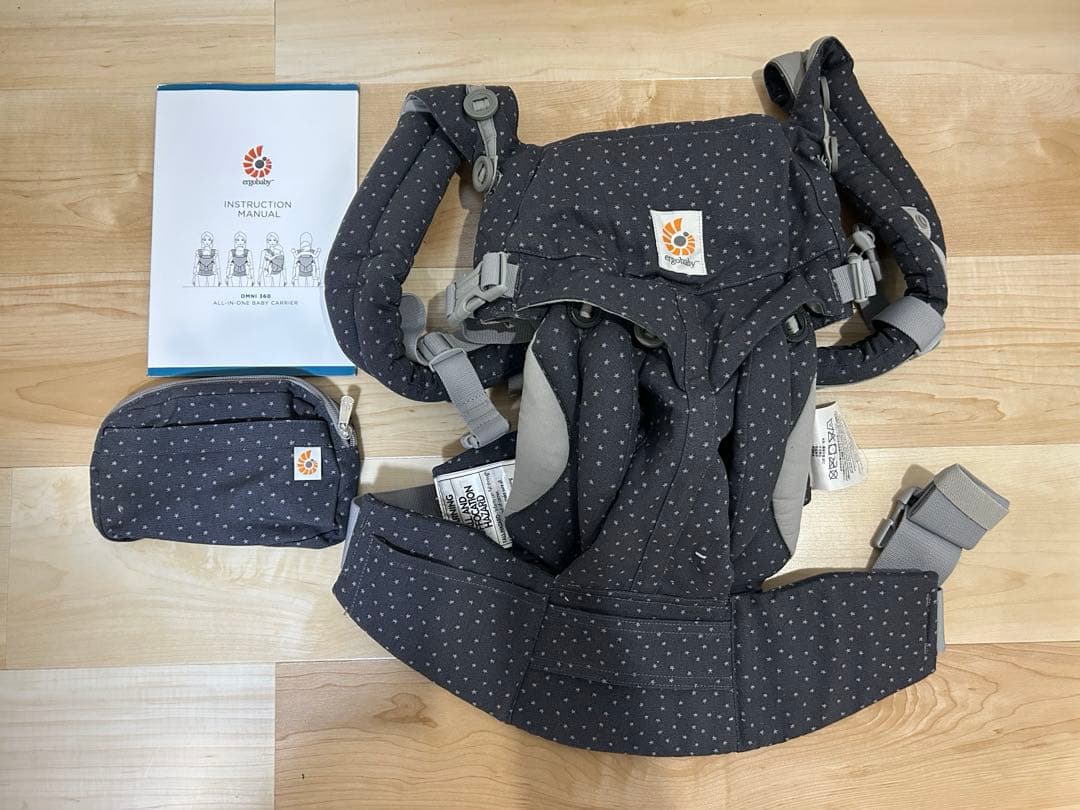 【試着のみ】エルゴ ergobaby OMNI 360 抱っこ紐　スター柄
