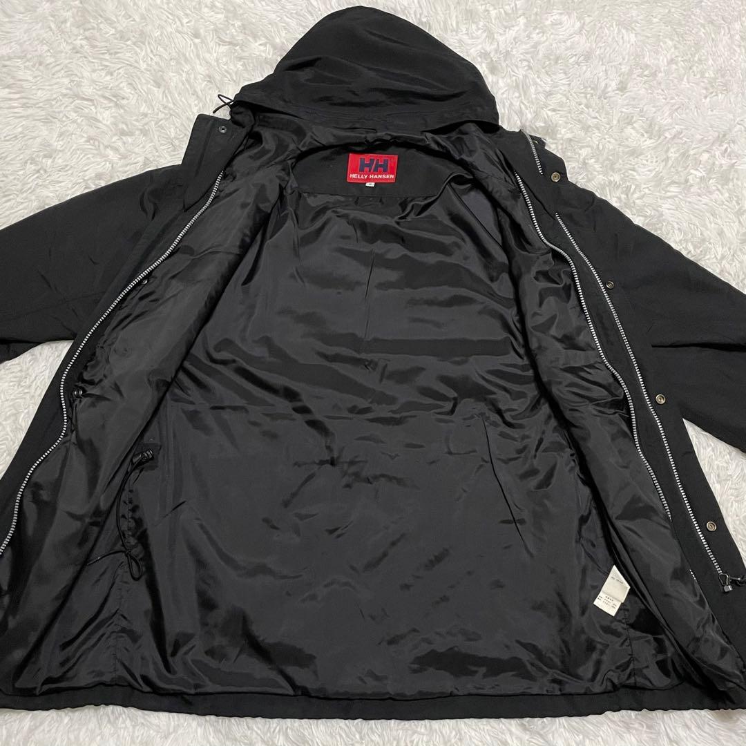 最終セール★ヘリーハンセン3wayダウンジャケット　マウンテンパーカー　黒　 M