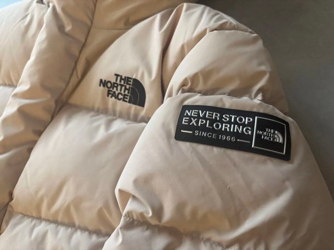 韓国⭐︎The North Face ベージュ ダウンジャケット　160