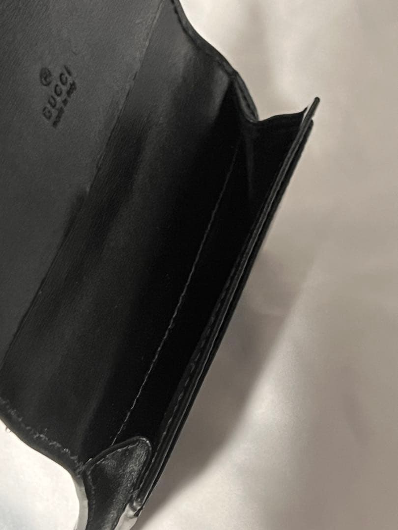 GUCCI GGマーモント カードケース 名刺入れ Black