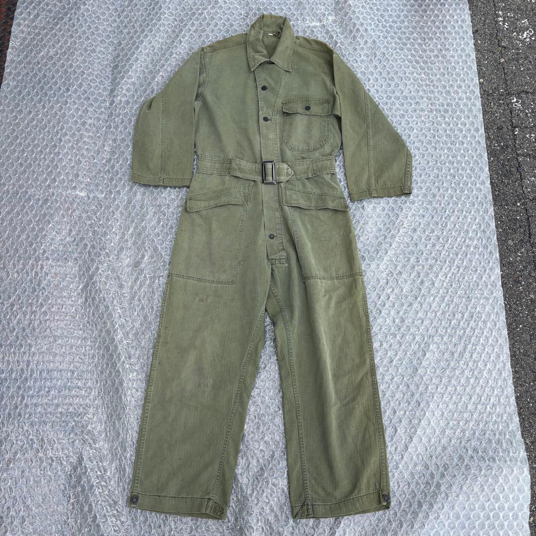 40s 米軍 実物 m43 つなぎ オールインワン hbt ヘリンボーン ミリタ