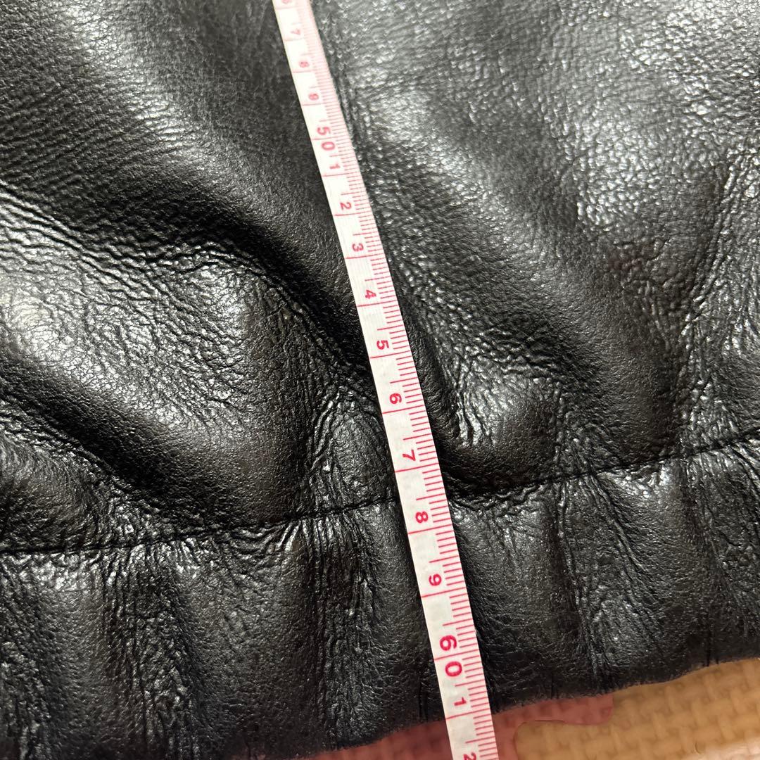 ZARA フェイクレザー　フード付きジャケット