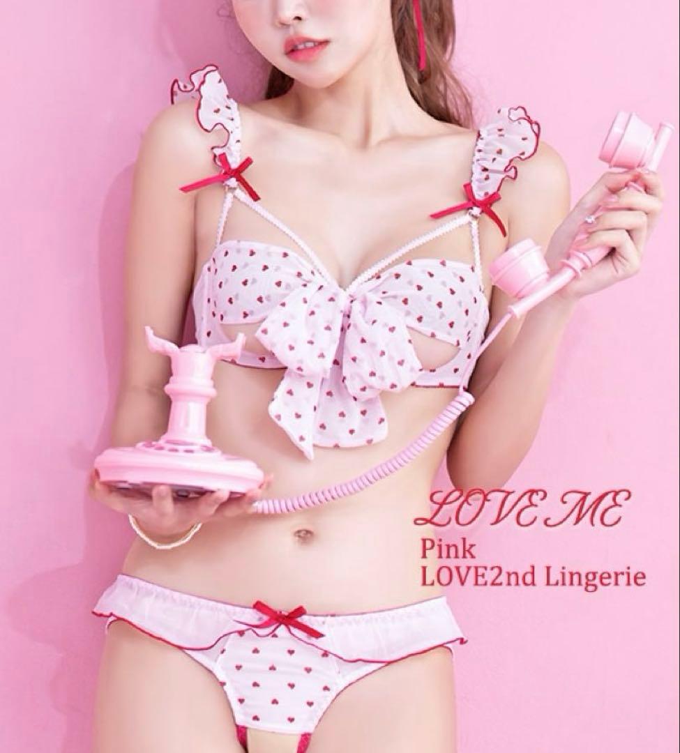 D75♥️ love2nd LOVEMEオープンブラオープンショーツセットラブラン