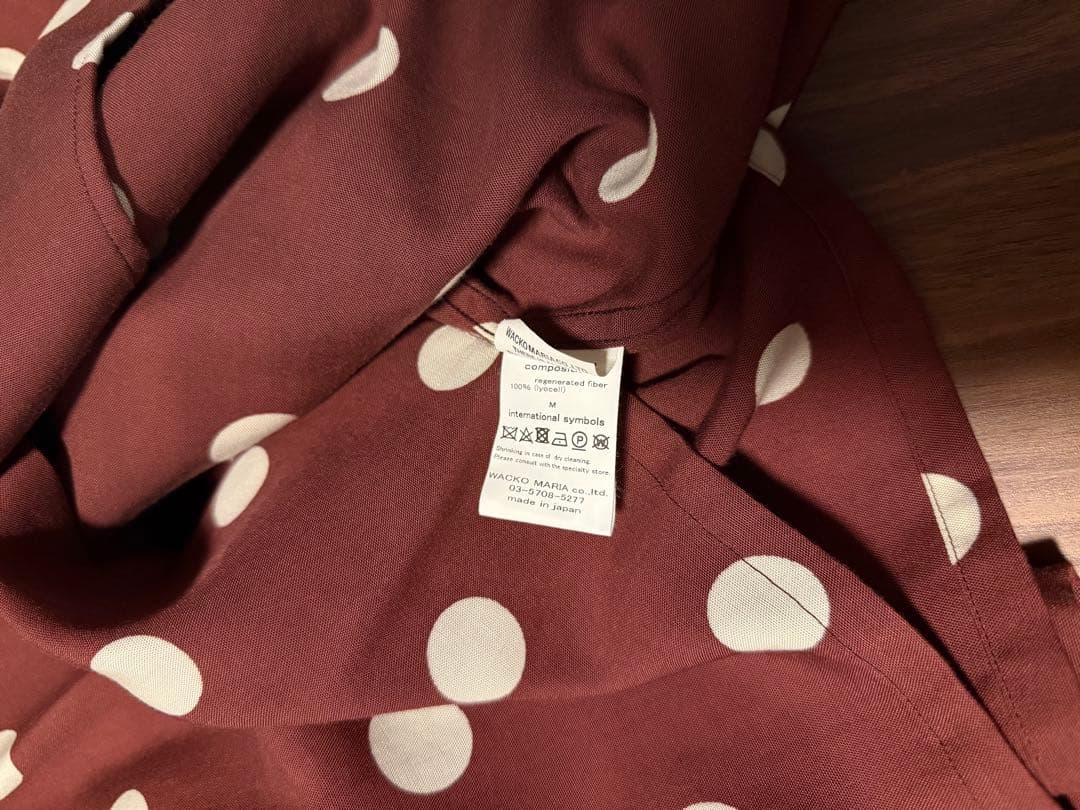 菅田将暉着用ワコマリア ドットシャツ