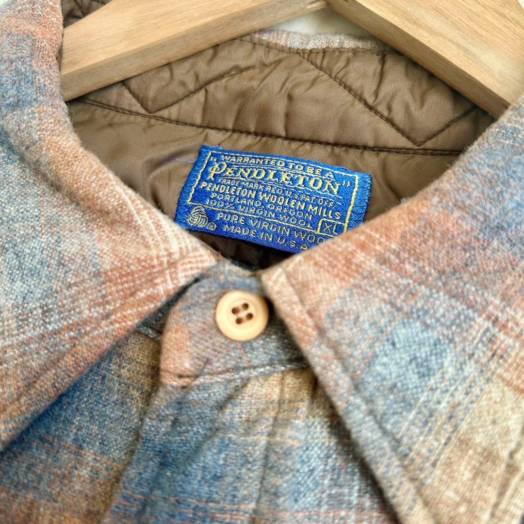 Pendleton ウールチェックシャツ【XLサイズ・好配色スペシャル】