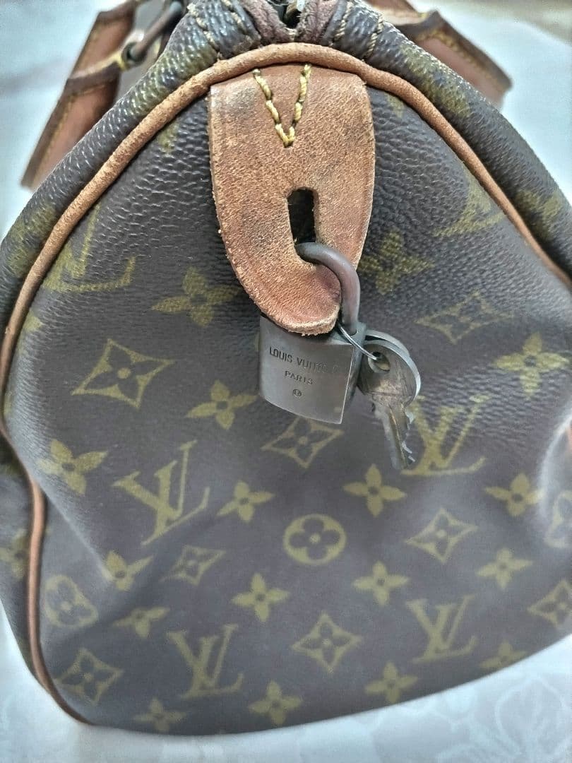 施*英様 Louis Vuitton ボストン バッグ ブラウン モノグラム ロ