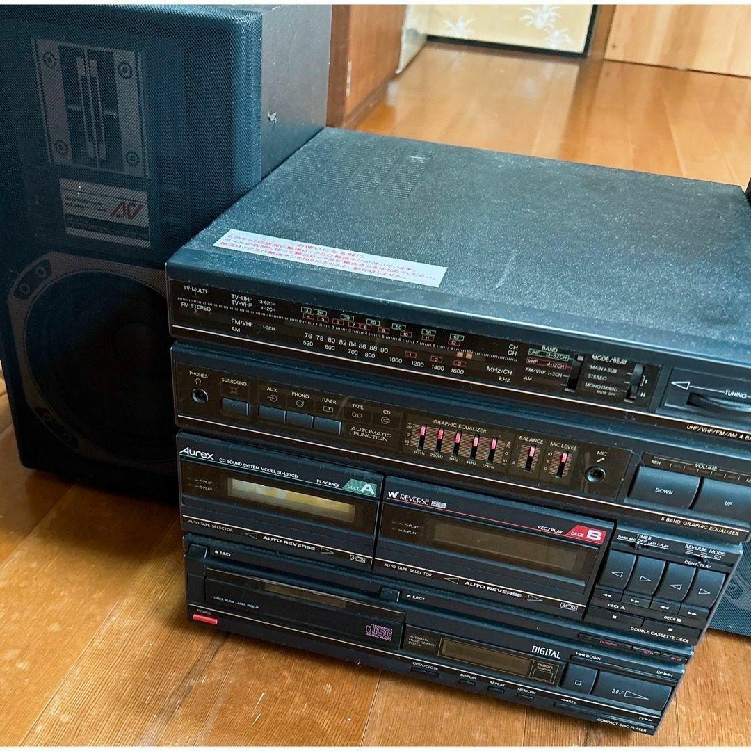 東芝 Aurex SL-L23CD Aurex SS-L23W セット売り