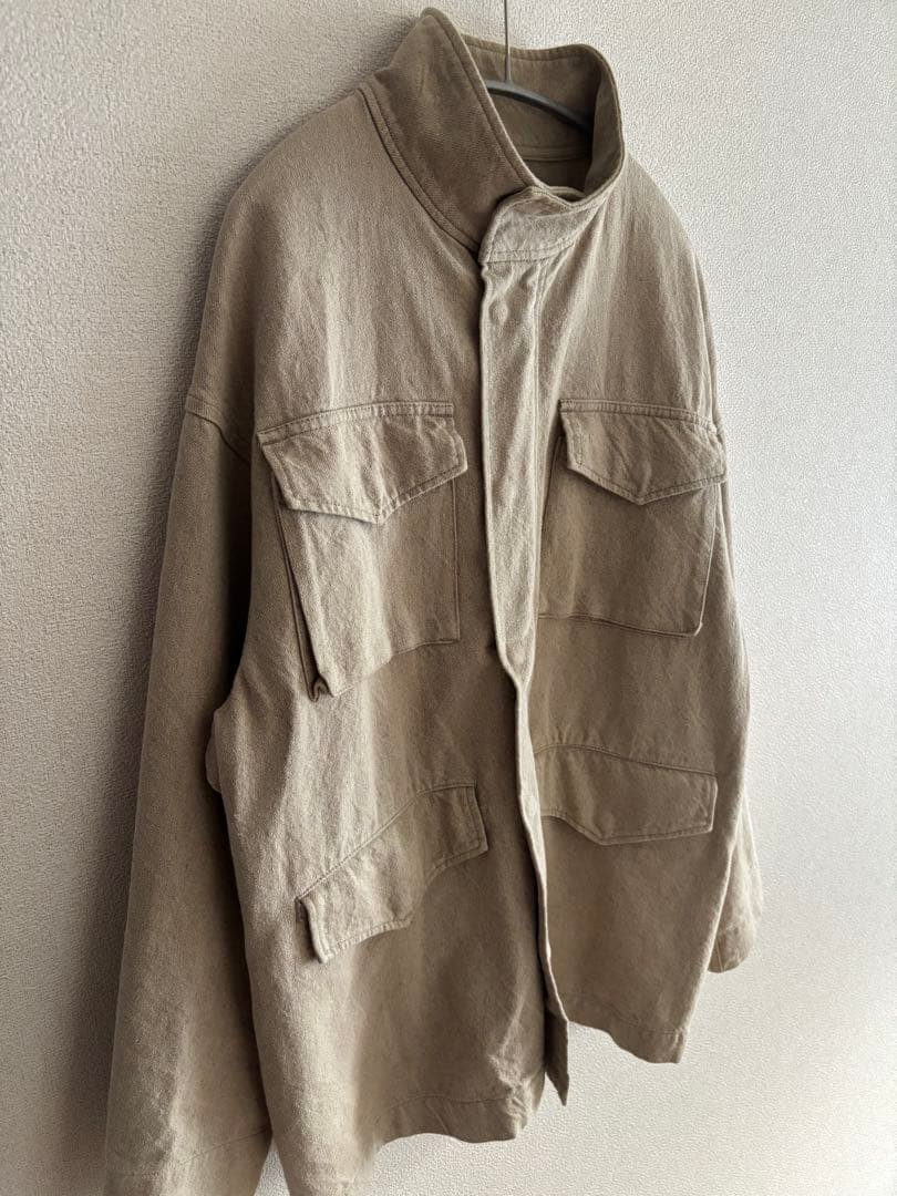 【FRAMeWORK】綿麻キャンバスフィールドジャケット