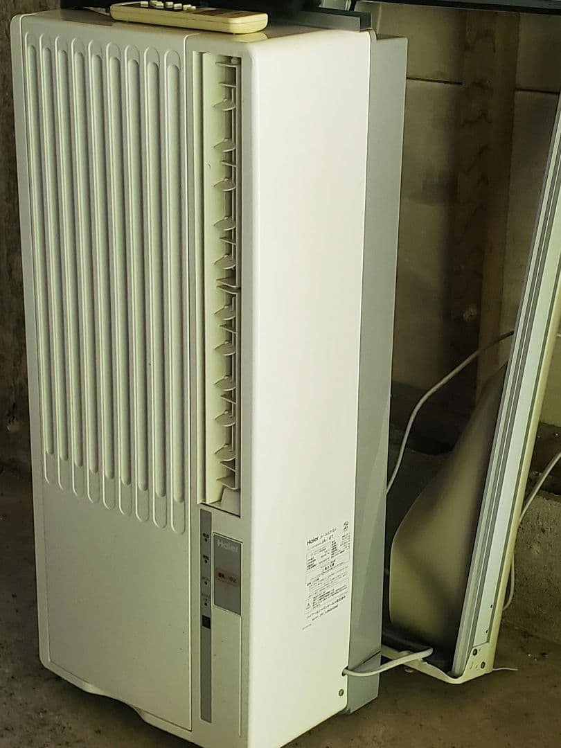 2019年製 Haier 窓用エアコン ウインドウエアコン JA-18U 動作品