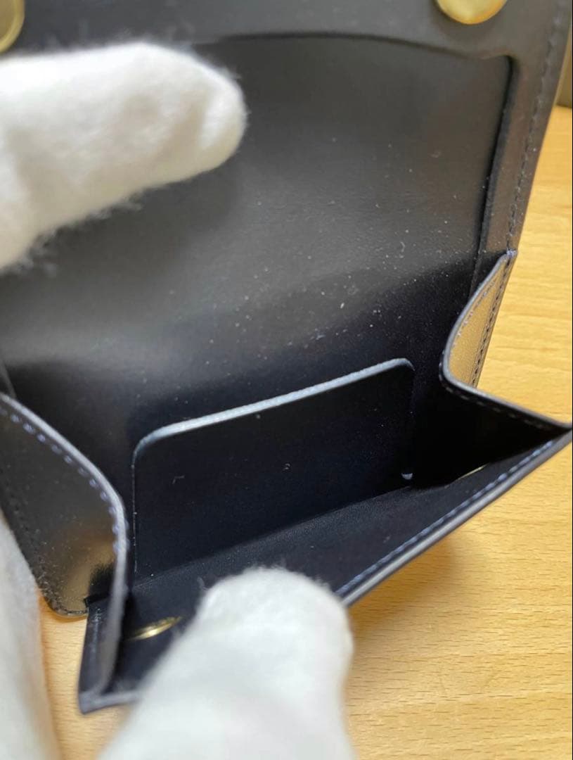 希少　ワイルドスワンズ　タング　ヌバッククロコ　ネイビー