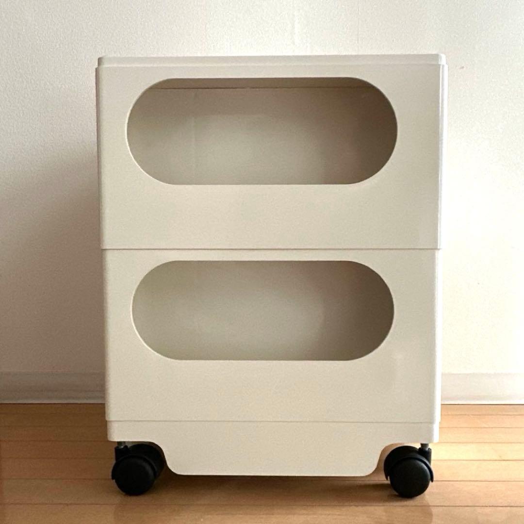 正規品 ボビーワゴン 2段2トレー B-LINE社製 ホワイト 白