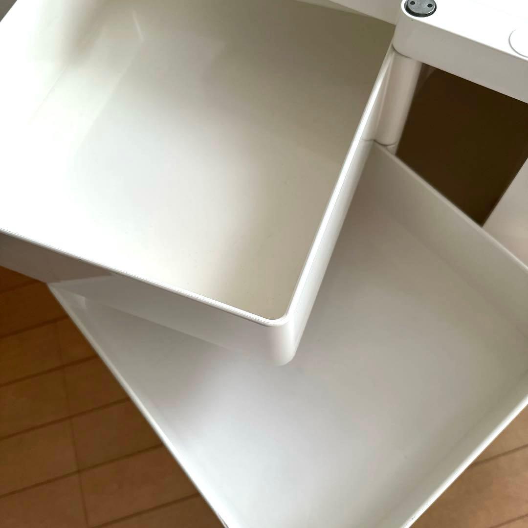 正規品 ボビーワゴン 2段2トレー B-LINE社製 ホワイト 白