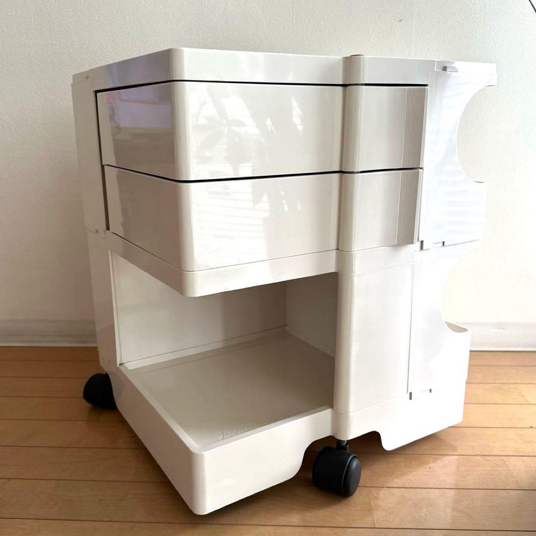 正規品 ボビーワゴン 2段2トレー B-LINE社製 ホワイト 白