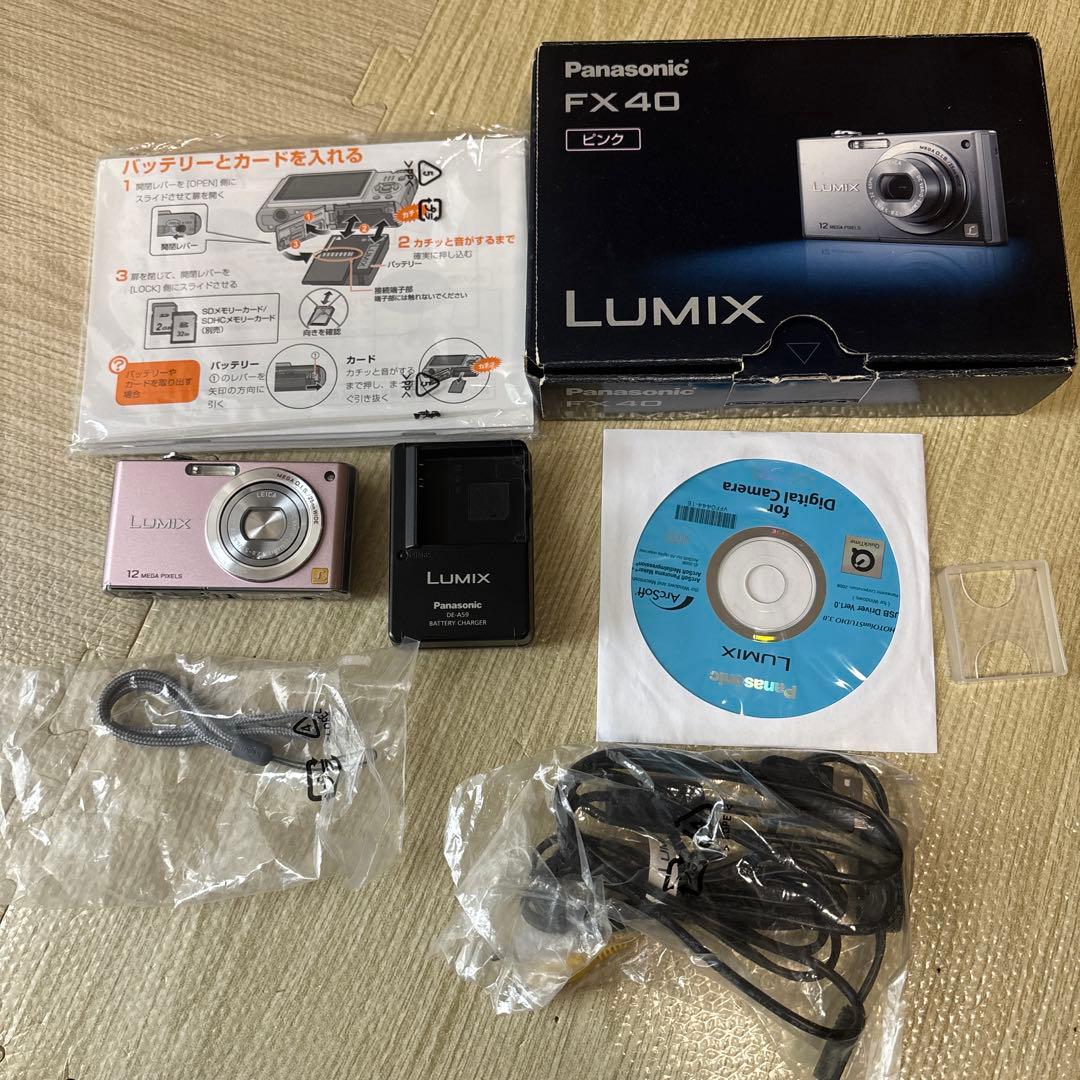 Panasonic FX40 デジタルカメラ ピンク