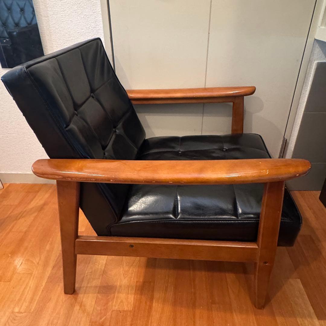 カリモクKチェア 1シーター ブラック