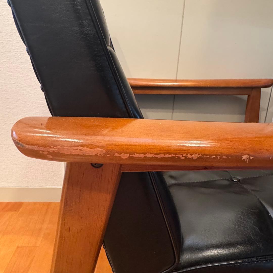 カリモクKチェア 1シーター ブラック