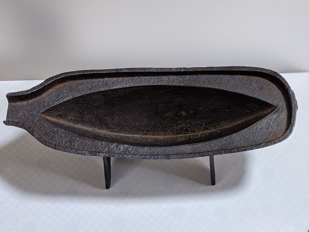 薬研 やげん 鉄製 漢方 粉砕 調剤道具 古民具アンティーク