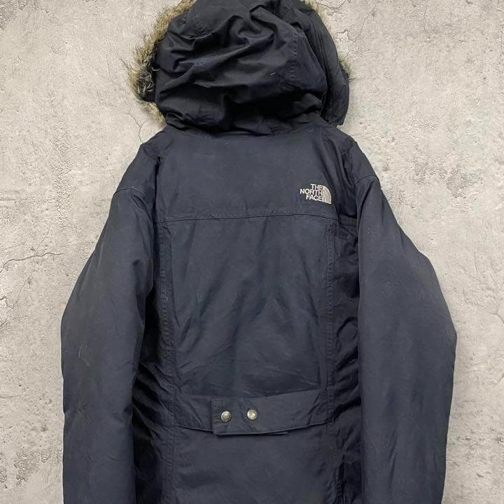 レアUS古着○ノースフェイス ハイベント ダウンコート ブラック レディースL