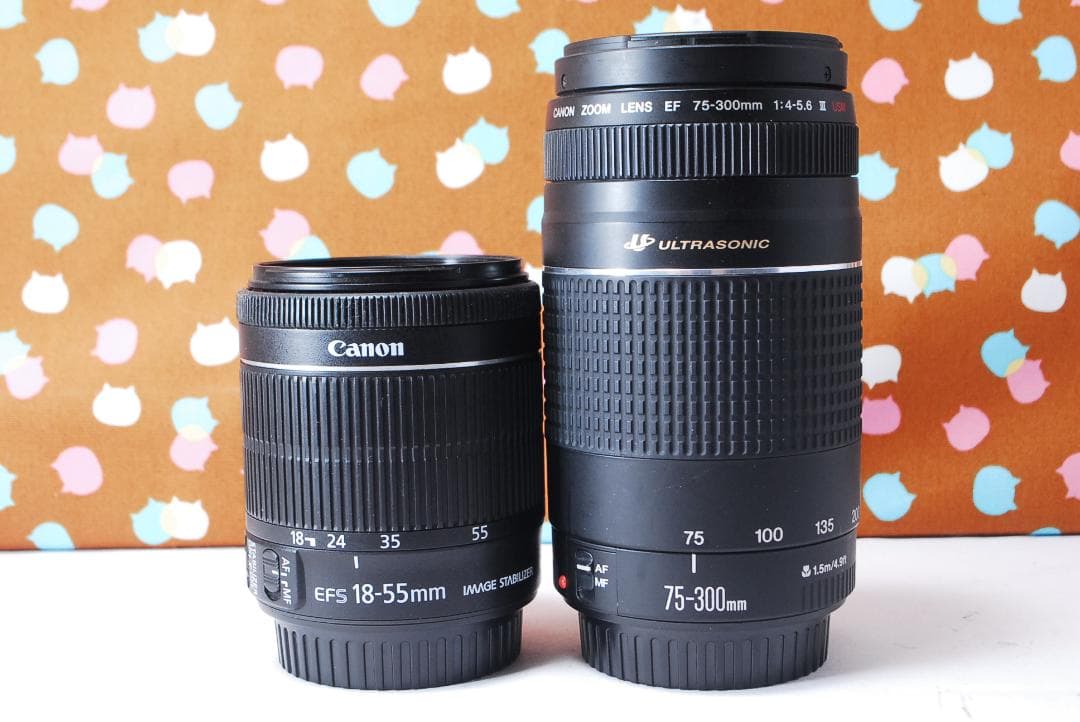 ✨初心者オススメ✨Wi-Fi✨Canon Kiss X10 ダブルレンズセット