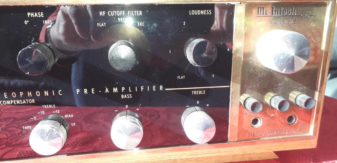 MCINTOSH C20 フェイス プレート ガラスパネル