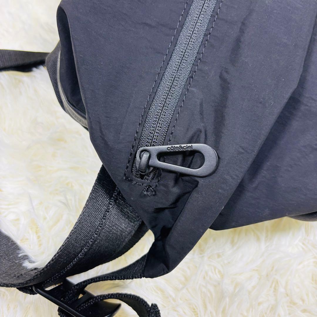 Cote&Ciel コートエシエル　ボディバッグ　ショルダーバッグ　黒