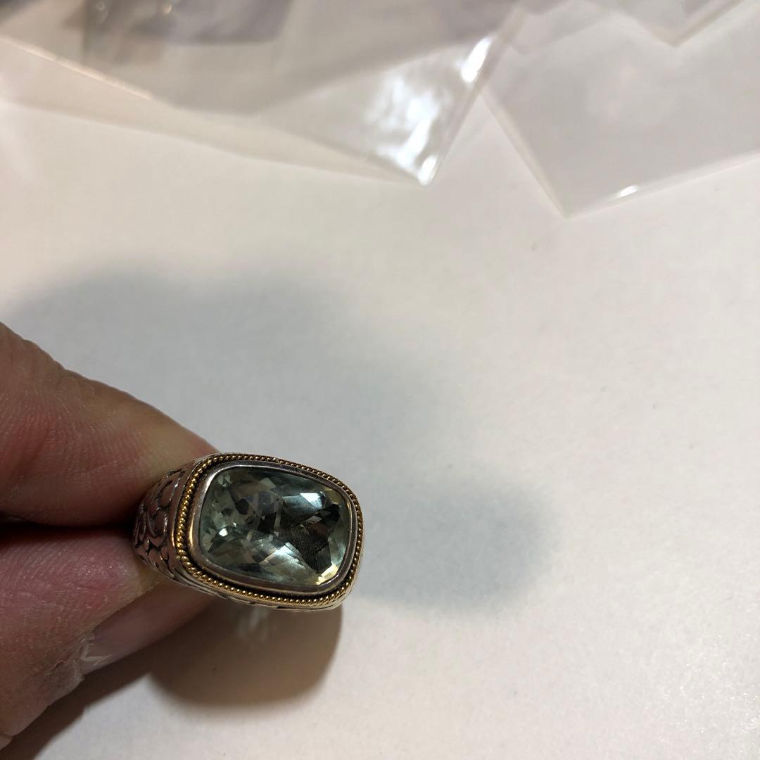 9167 EFFY エフィ　リング　18k 925シルバー　約14-15号