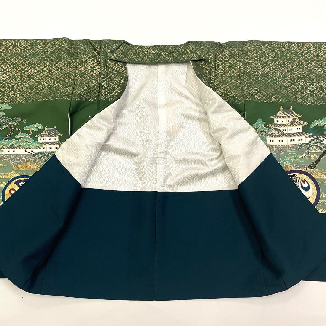 七五三 羽織セット 男の子 羽織 着物 長襦袢 半衿付き 5歳 No.127
