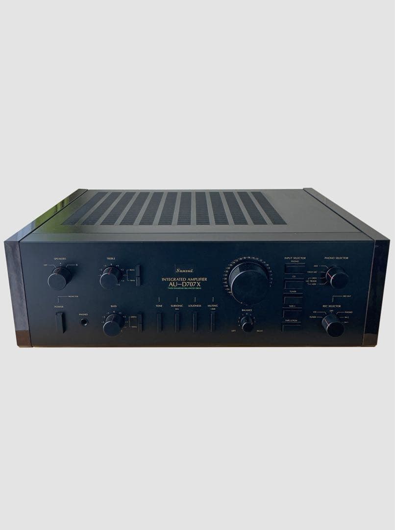 【外観美品】ジャンクSANSUI AU-D707X元箱・説明書・当時カタログ付き