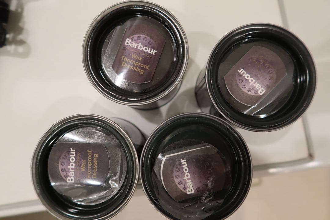 Barbour Wax Thornproof Dressing 4缶セット
