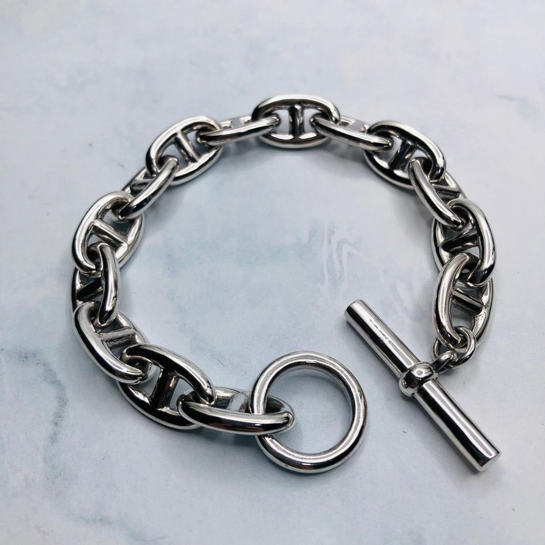 シルバー925 silver アンカーチェーン メンズ　6-6　16022